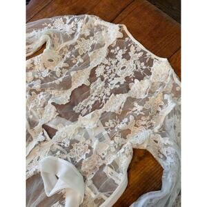 Sz S/M - NEW Cupshe lace kimono/swim cover